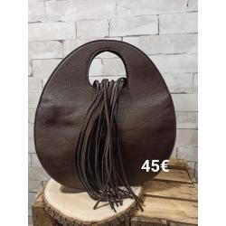 Sac à main marron