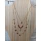 Collier acier inoxydable 3 rangs