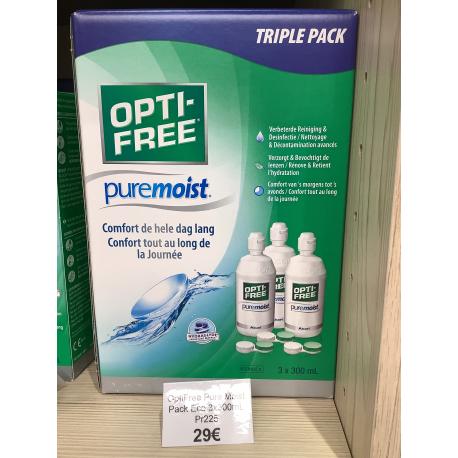 Optifree pure Moist pack 3