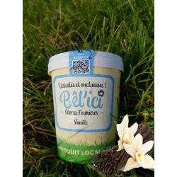 GLACE FERMIÈRE VANILLE 500ML AU LAIT DE BREBIS  - BÊL'ICI