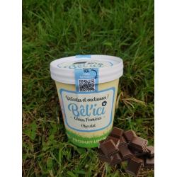 GLACE FERMIÈRE CHOCOLAT 500ML AU LAIT DE BREBIS  - BÊL'ICI