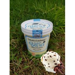 GLACE FERMIÈRE STRACCIATELLA 500ML AU LAIT DE BREBIS  - BÊL'ICI