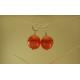 Boucles d'oreilles "Sunset" soufflées