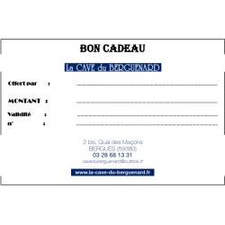 carte cadeau à partir de 10€ (non alcool)