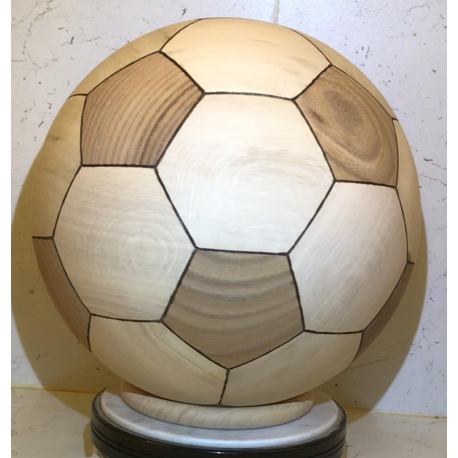 Ballon de football en bois Ballon de football en bois