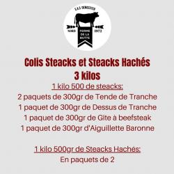 Colis Steacks/Steacks Hachés