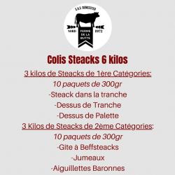 Colis Steacks 6kilos