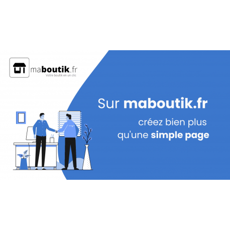 Page Professionnelle Maboutik.fr