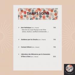 Tarif soins