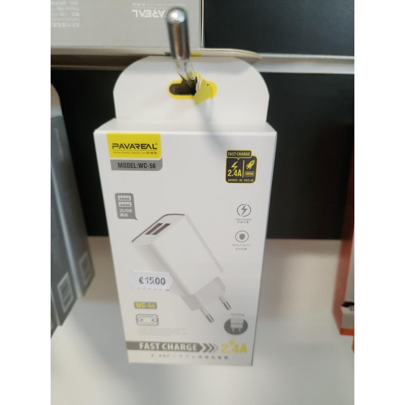 bloc chargeur usb fast charge 2.4A - CCHF
