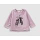 T-SHIRT PARME VISUELS CHAUSSURES BÉBÉ FILLE
