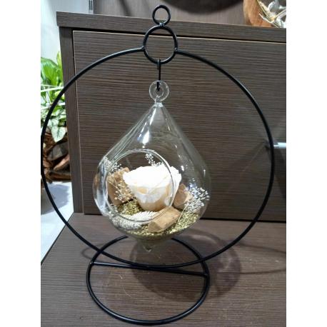 Suspension rose éternelle Suspension rose éternelle
