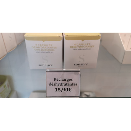 Recharges capsules déshydratantes Recharges capsules déshydratantes
