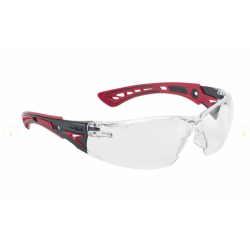 RUSH+ BOLLE LUNETTES DE SECURITE ROUGE  ET NOIR