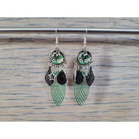 Boucles d'oreilles vertes Boucles d'oreilles vertes
