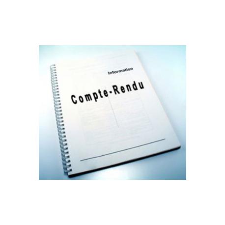 Compte-rendu de réunion Compte-rendu de réunion