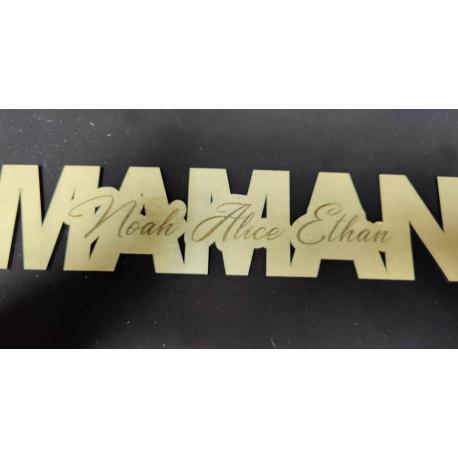Maman avec prénom enfant Maman avec prénom enfant