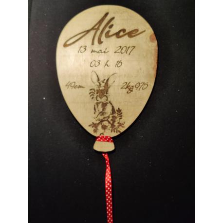 Ballon naissance personnalisable Ballon naissance personnalisable