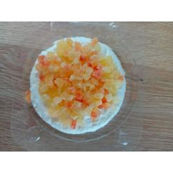 Fromage frais au lait cru de chèvre aromatisé à la papaye
