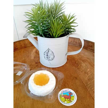 Fromage frais au lait cru de chèvre aromatisé à la gelée de pomme