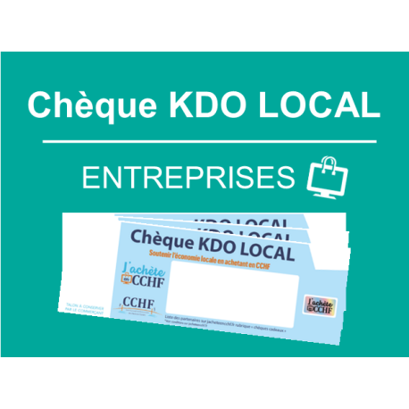 Chèque KDO LOCAL Entreprises