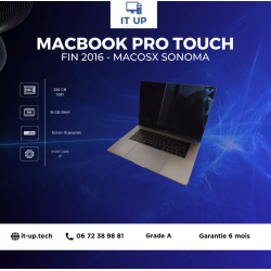 Macbook Pro 15 Touch, 256GB SSD, 16GB RAM, Intel Core i7