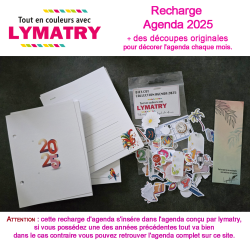 AGENDA 2025 - kit de recharge agenda