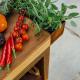 OFYR Mise en place table corten 65 pro bois de teck