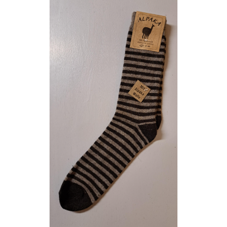 Chaussettes fines 92% laine alpaga