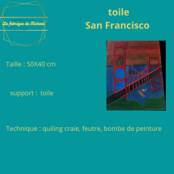 toile San Francisco en papier roulé