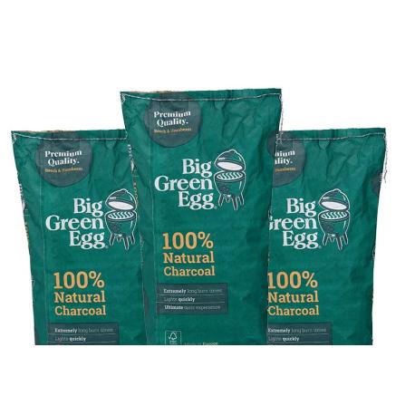 Lot de 3 sacs de Charbon Big Green Egg 4,5 Kg