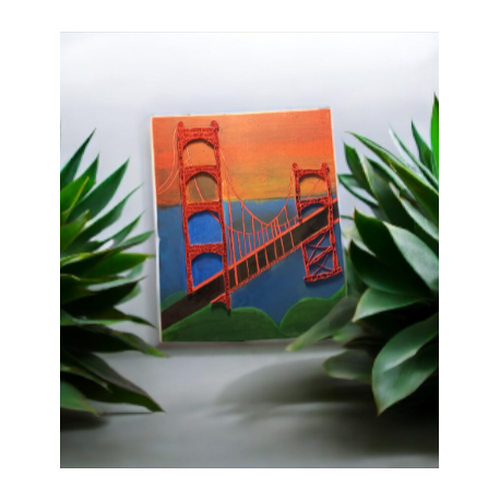 toile San Francisco en papier roulé