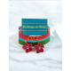 Boucles d'oreilles fleur rouge à perles en papier roulé