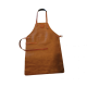 OFYR Tablier en cuir marron