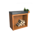 OFYR Butcher Block Storage 90 Corten Céramique Gris Anthracite
