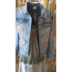 Veste jean taille L