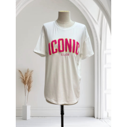 Tee shirt iconic blanc