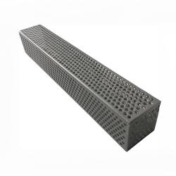 Fumoir tubulaire inox 28 cm