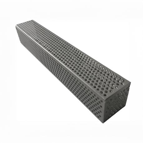 Fumoir tubulaire inox 28 cm