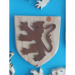 Blason Lion des Flandres bi couleur