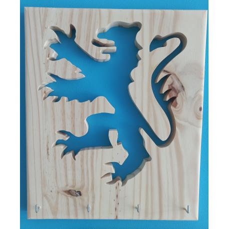 Plaque porte clés lion des Flandres Plaque porte clés lion des Flandres