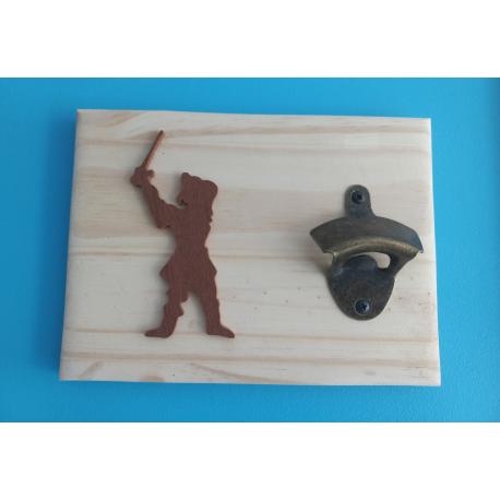 Plaque décapsuleur personnalisable