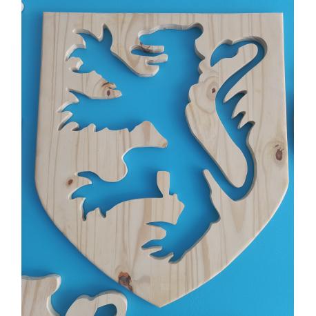 Blason lion des Flandres grand format Blason lion des Flandres grand format