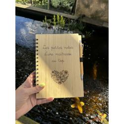 Carnet personnalisable bamboo
