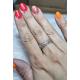 Bague feuille acier inoxydable