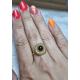 Bague feuille acier inoxydable