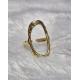 Bague feuille acier inoxydable