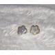 Boucle d'oreille fleur doré acier inoxydable
