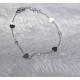 Bracelet coeur acier inoxydable