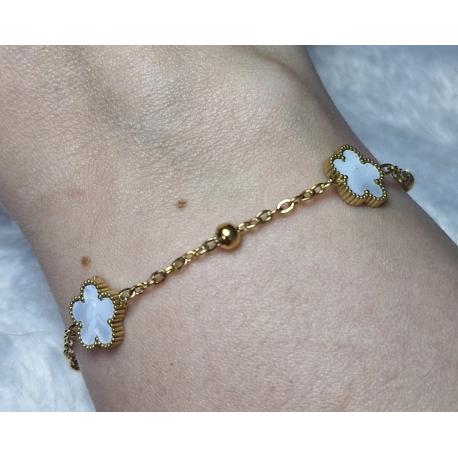 Bracelet coquillage doré acier inoxydable Bracelet coquillage doré acier inoxydable